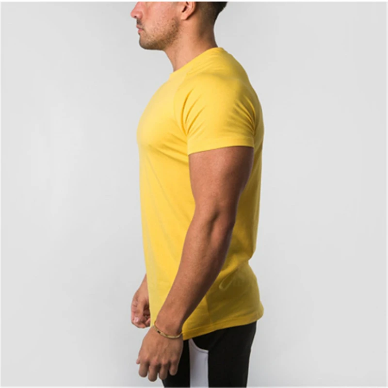 2019 Summer New ALPHALETE Men's Cotton Short Sleeve T-Shirt Gym Fitness Shirt Men's Casual Fashion Print O-Neck T-Shirt 2019 Summer New ALPHALETE Men's Cotton Short Sleeve T-Shirt Gym Fitness Shirt Men's Casual Fashion Print O-Neck T-Shirt