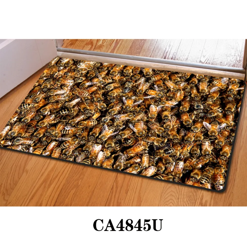 Сотовые 3D тонкие комнатные коврики для дома смешной коврик ванной 40x60 см кухонный