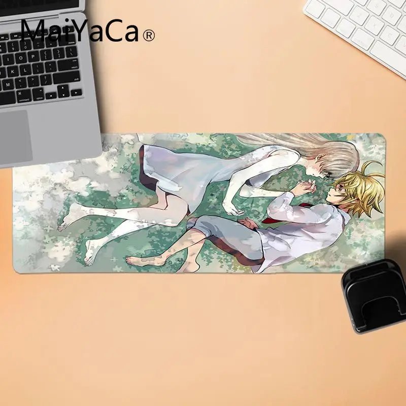 MaiYaCa винтажный крутой милый семь грехов Удобная мышка коврик игровой износостойкий коврик для мыши резиновый коврик для мыши Коврик для мыши - Цвет: LockEdge 30X90cm