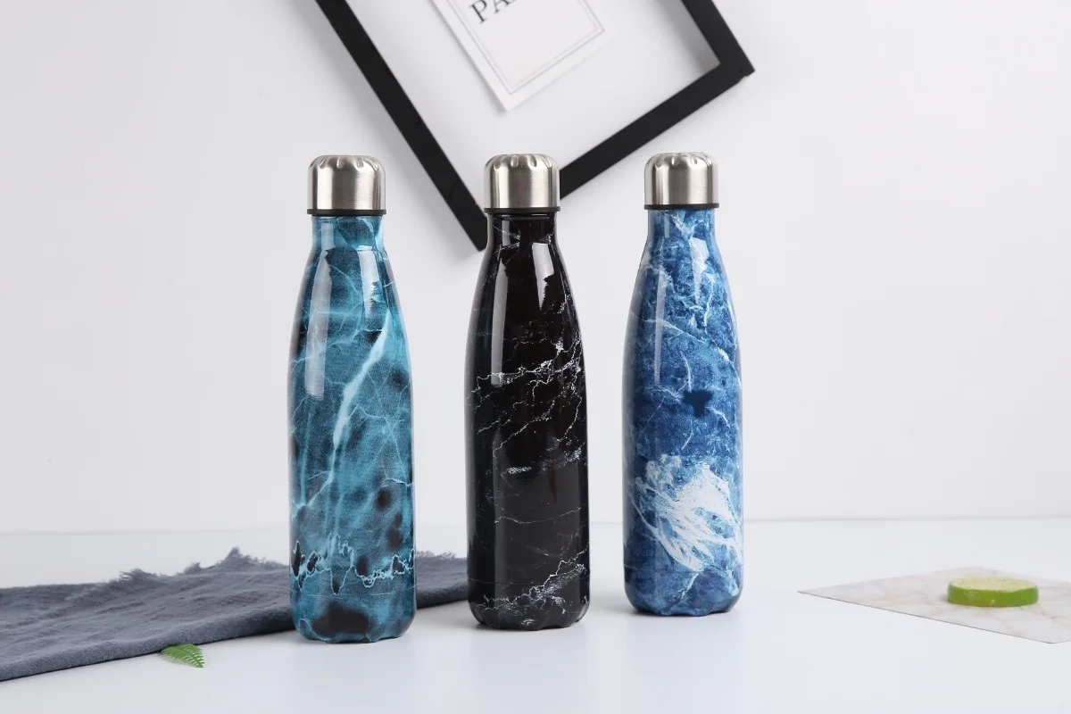 500ML Chilly Bottle Stainless Steel Wine Bottle Shape Thermos Bottle Car Travel Bowling Flask Vacuum Bottle For Water