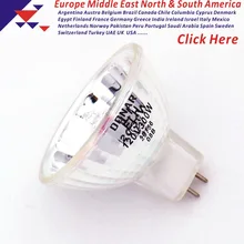 DONAR DN-29756 ELH 120 V 300 Вт 13096 93518 120V300W MR16 GY6.35 галогеновая лампочка увеличитель слайд-проектор лампа