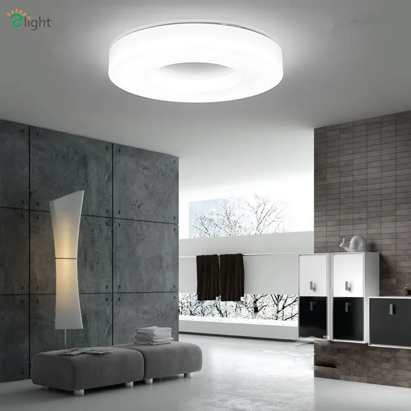 Скандинавский минимализм круглый PMMA светодиодный потолочный светильник s металлический светодиодный потолочный светильник для спальни светодиодный потолочный светильник для гостиной
