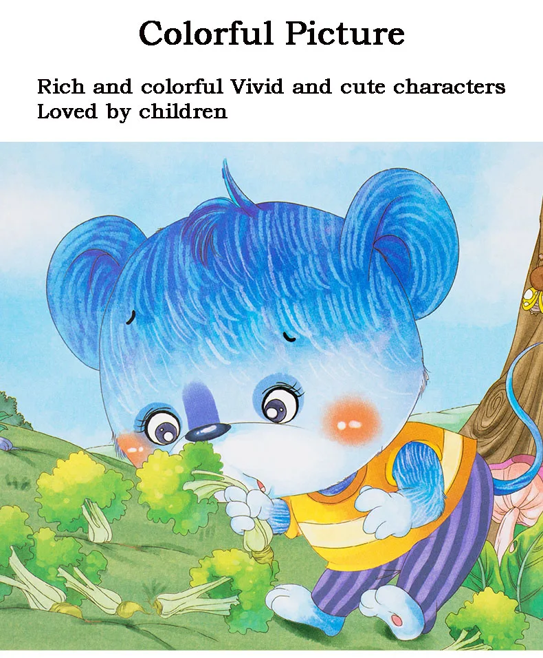 Livro de Imagens para Crianças Livros de Educação Precoce do Bebê Sets Crianças Pintado Colorir História Chinês Idade 0-6 Dormir Leitura 12 Pçs - 5 Cheap Educação & Ensino