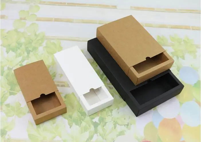 Белый/черный/крафт-бумага форма ящика мыла ручной работы упаковочные бумажные коробки различных размеров подарочная упаковочная коробка