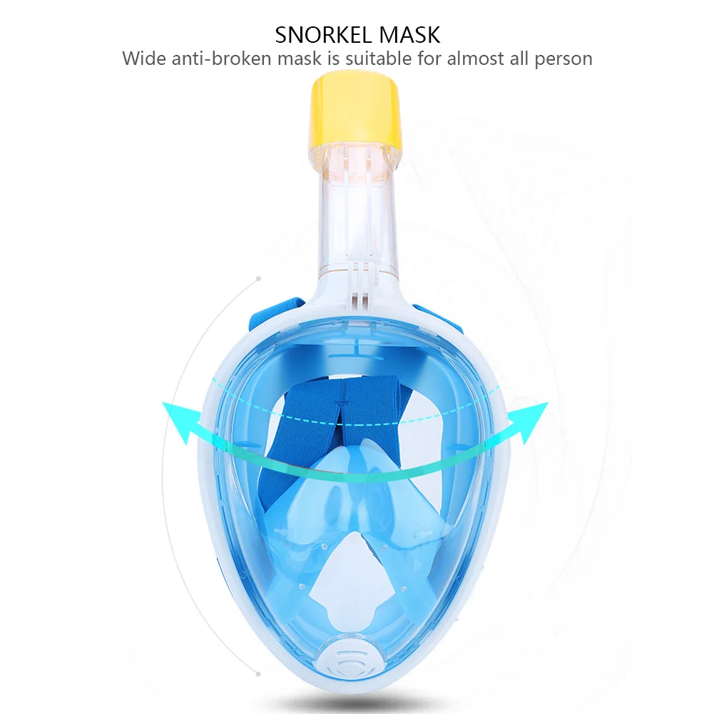 Маска для подводного плавания анфас маска для подводного плавания подводная противотуманная маска для подводного плавания для Плавание