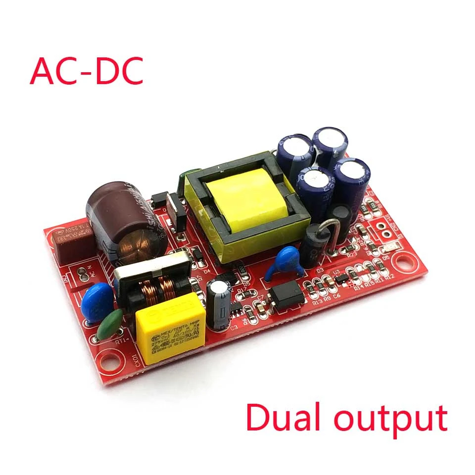 

12V1A/5V1A 24V1A/5V1A 12V1A/7V1A fully isolated switching power supply module / DC dual output / AC-DC module