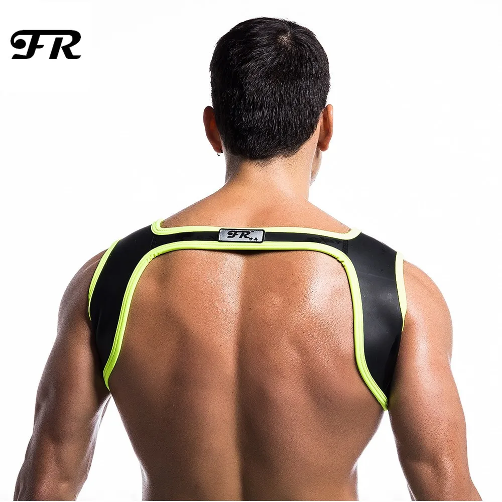 FR мужской неопреновый жгут грудь плечо поддерживает подтяжки Защитное снаряжение фитнес