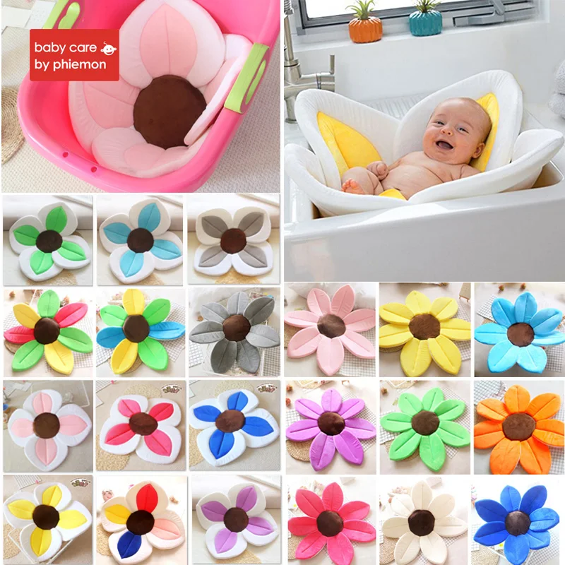 Babycare Bath Tub Blooming Baby Bath Flower Anti-skid Shower Portable Air Cushion Bed Babies Infant Baby Bath Pad Seat Support