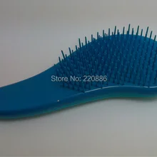 Detangler щетка для волос щетка для распрямления волос GIC-HB501B Бирюзовый Цвет Мягкая щетина