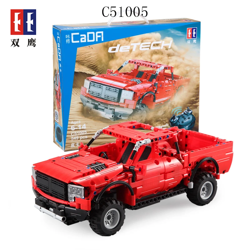 

C51005 Legoings Technic The SUV Car Pickup Truck Creator 549Pcs Remote-Control MOC Building Blocks Brick Toys For Children