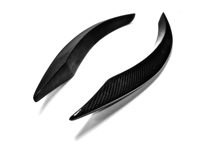 W117 CLA 2014 PE Style Front Bumper Canard(3)