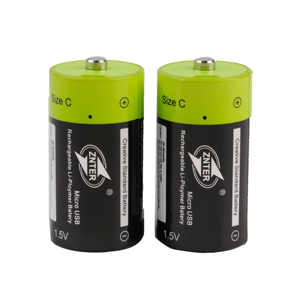 2/4 piezas 1,5 V 3000Mah tipo C Lipo recargable + grado C tamaño Micro USB carga batería para Control remoto|Baterías recargables| - AliExpress