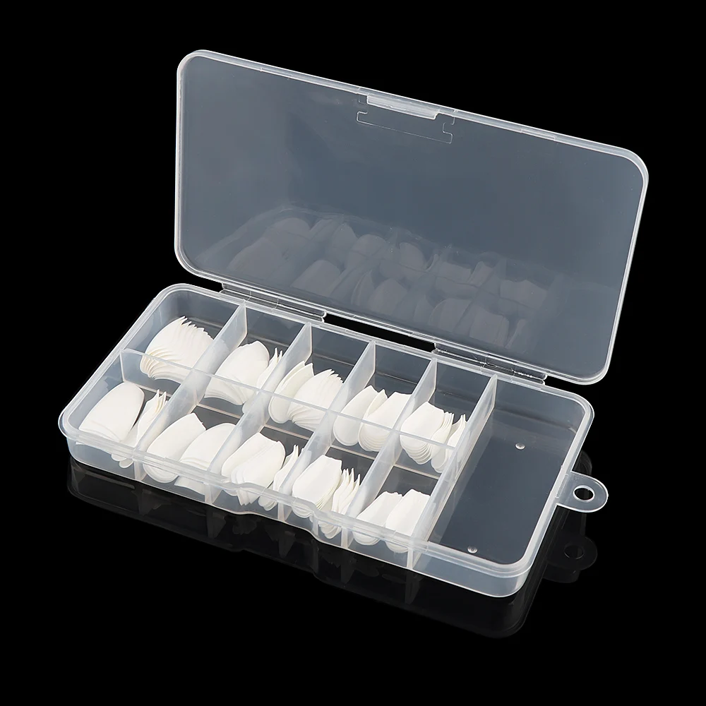 

100/600Pcs Ballerina False Nails Long Coffin Shape Full Cover False Fake Nails DIY Nail Art Tips Beauty Manicure Decoration Tool