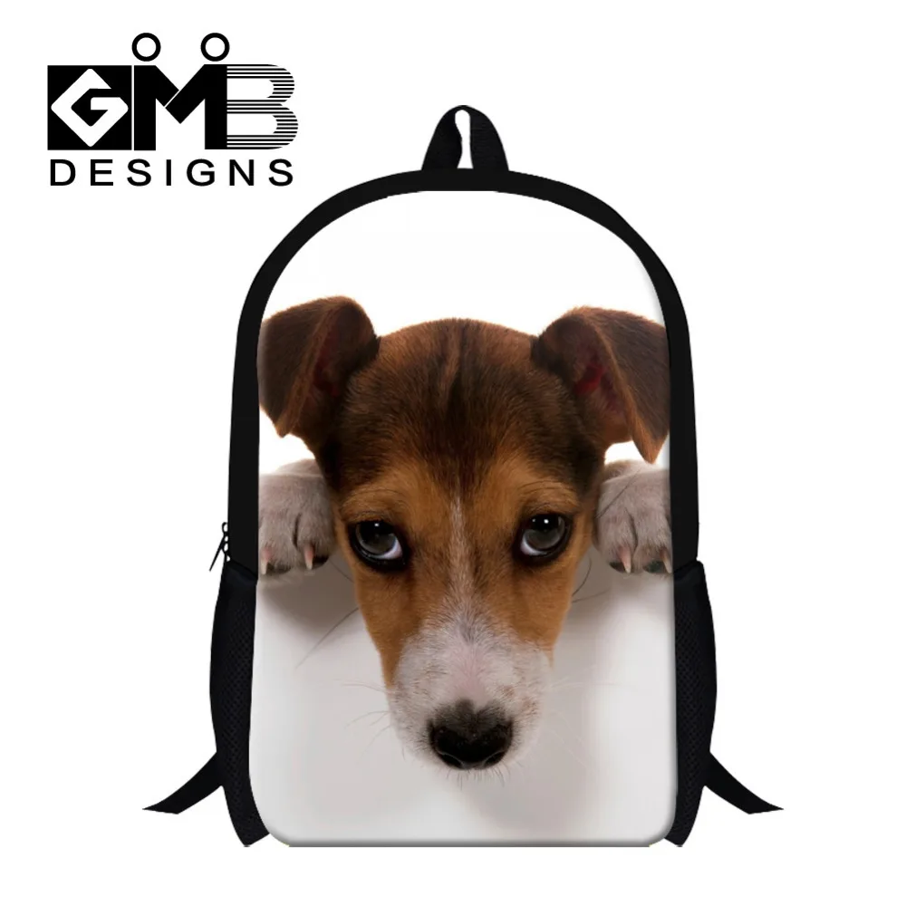cute puppy school bag Dispalang Horse 3D Print Children School Bags For Teenagers Cool Animal Backpack Kids Schoolbag Girls Book Bag Mochila Infantil
