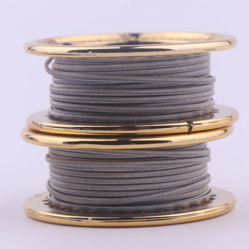 10/15feet XFKM Alien V2 Coil Wire A1 NI80 SS316 Heating Wire High Density RDA RBA RDTA Rebuildable Atomizer Heating DIY Coil