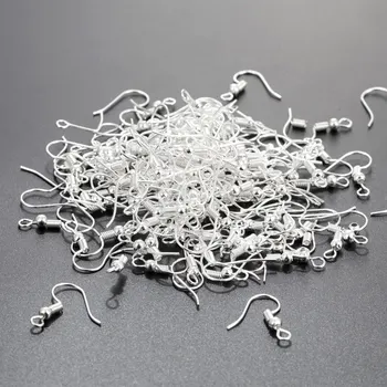 

100pcs/lot Silver/Gold/Copper/Platinum Color Ear Wires Earrings Hook for DIY Jewelry Earrings Making Supplies Accessories