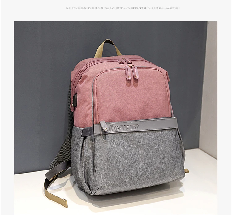 New Mummy Diaper Bag Usb Large Capacity Maternity Backpack Waterproof Travel Baby Stroller Bag For Mom Multifunctional Nappy Bag (27)