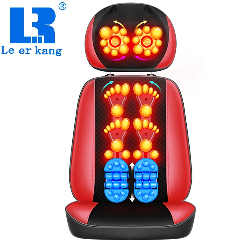 Electric Full Body Massage Chair Neck Back Waist Massage Cushion Heat & Vibrate Massage Pad as a Gift for Wife Parents LEK-918L 2