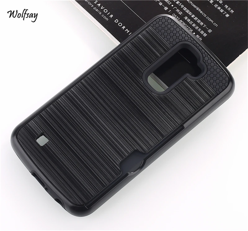 Чехол wolfsay для LG K10 мягкий тонкий силиконовый пластиковый чехол M2 K430DS Fundas телефона