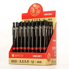 Deli S321 0.5mm mechanical pencil High-quality automatic pencil office & school stationery wholesale 36pcs/lot