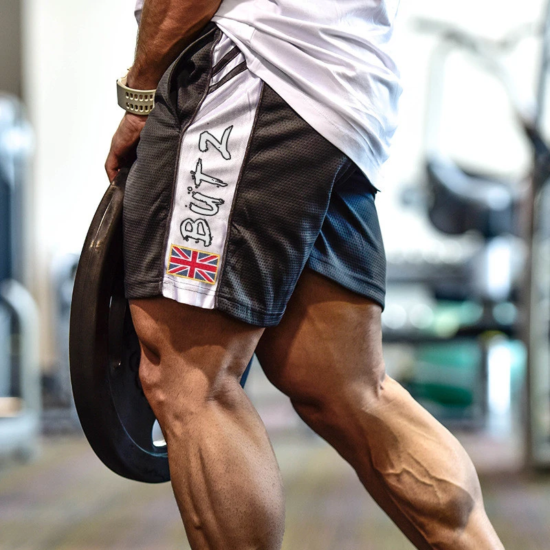 

2019 New Men Gyms Fitness Bodybuilding Shorts Mens Summer Casual Cool Short Pants Male Jogger Workout Beach Breechcloth Bottoms