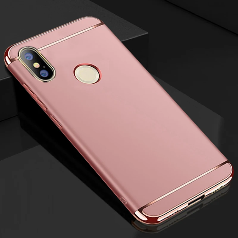 XinWen роскошный протектор пластиковый телефон etui, capinha, coque, чехол, чехол для xiaomi mi 8 se mi 8 se mi 8 mi 8 se origina аксессуары - Цвет: rose gold