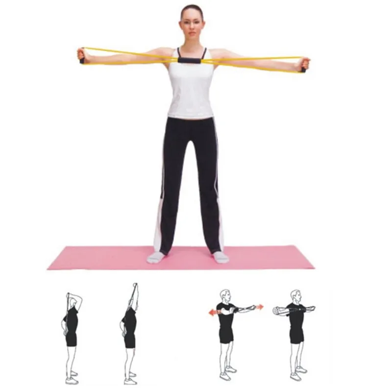 Newly Control Weight Expansion Rubber Tubing Pull on Rope Fitness Elastic Band Yoga Fitness Gum Elastic Bands For Fitness7
