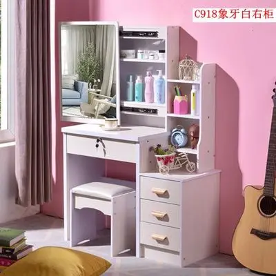 Луи Мода комод спальня простой экономичное пространство макияж стол, ящик для хранения небольшого размера шкафчик для косметики - Цвет: 6