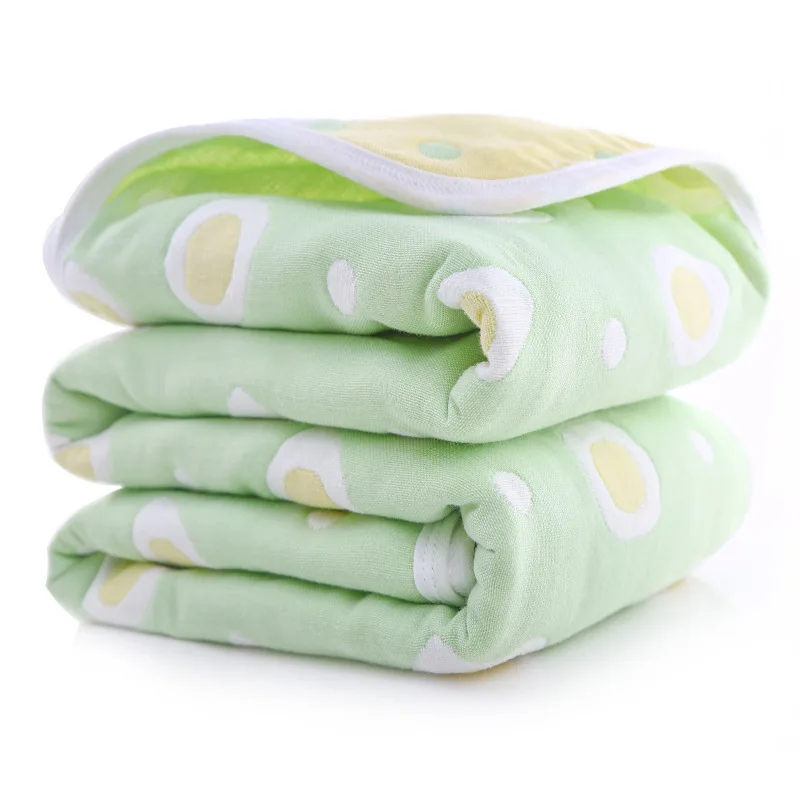Пеленка для новорожденных, Муслин, хлопок, 6 слоев, детское банное полотенце, одеяла для новорожденных, Bebe, одеяла для новорожденных, детская накидка, 80*80 см
