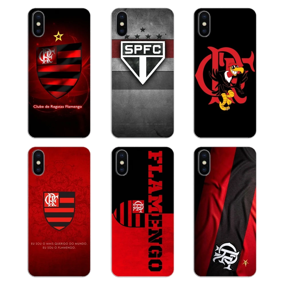 Clube de Regatas do Flamengo логотип для Samsung Galaxy A5 A6 A7 A8 A9 J4 J5 J7 J8 2017 2018 Plus Prime TPU прозрачные чехлы
