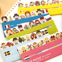 Sticky Notes - Mini Stickers, Cartoon Patterns, Bookmark Notepad, Creative School Office Supplies / 3sets /12.5*5cm ZCX-0167 Sticky Notes - Mini Stickers, Cartoon Patterns, Bookmark Notepad, Creative School Office Supplies / 3sets /12.5*5cm ZCX-0167