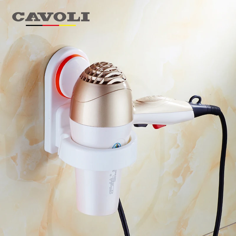 Cavoli Environmental protection material hair dryer rack for Wall Shelf