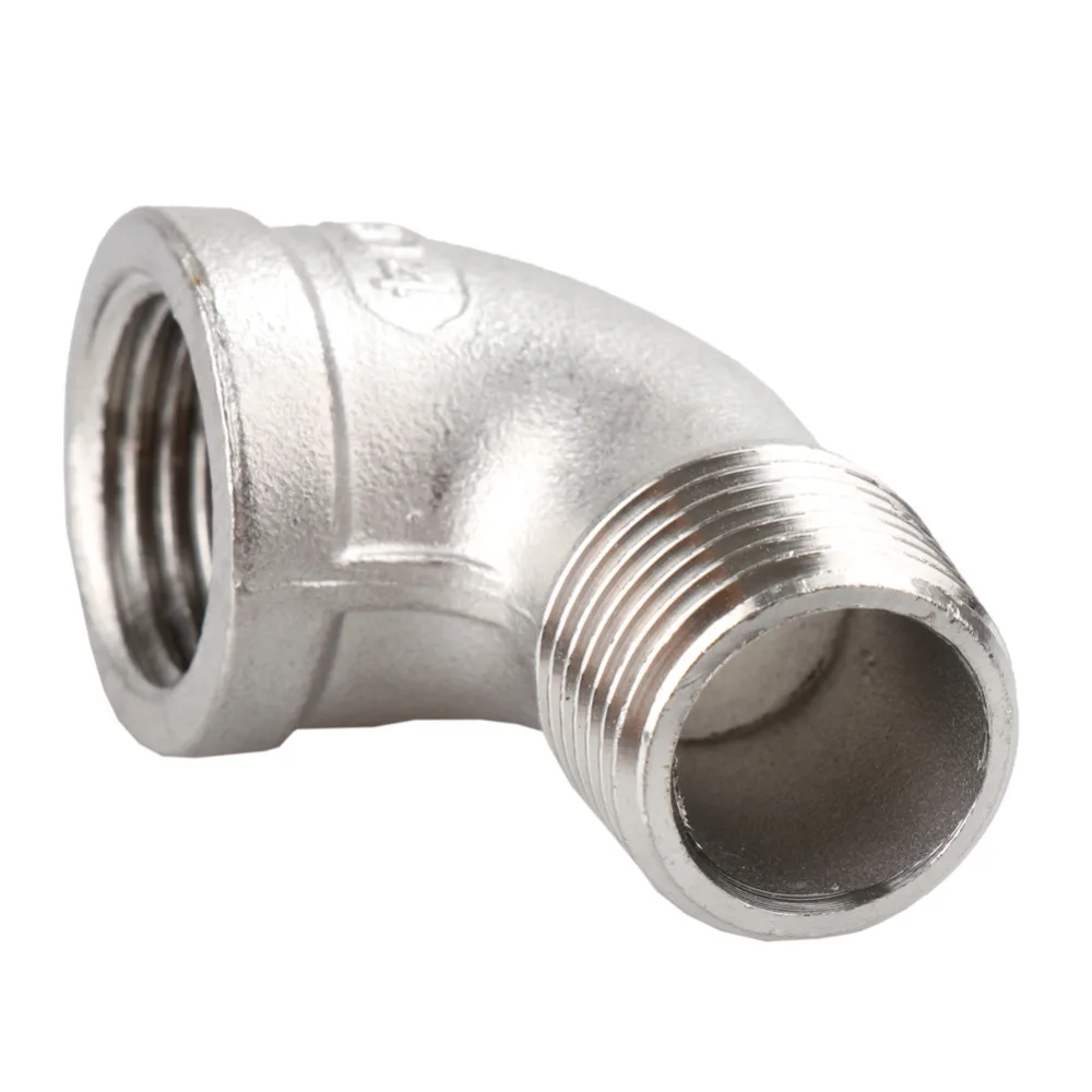 

1 PC 1/2"Female x 1/2"Male street Elbow Threaded Pipe Fitting Stainless Steel 304 NPT
