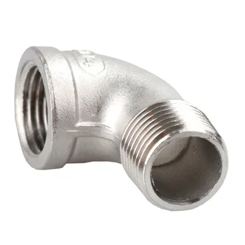 

1 PC 1/2"Female x 1/2"Male street Elbow Threaded Pipe Fitting Stainless Steel 304 NPT
