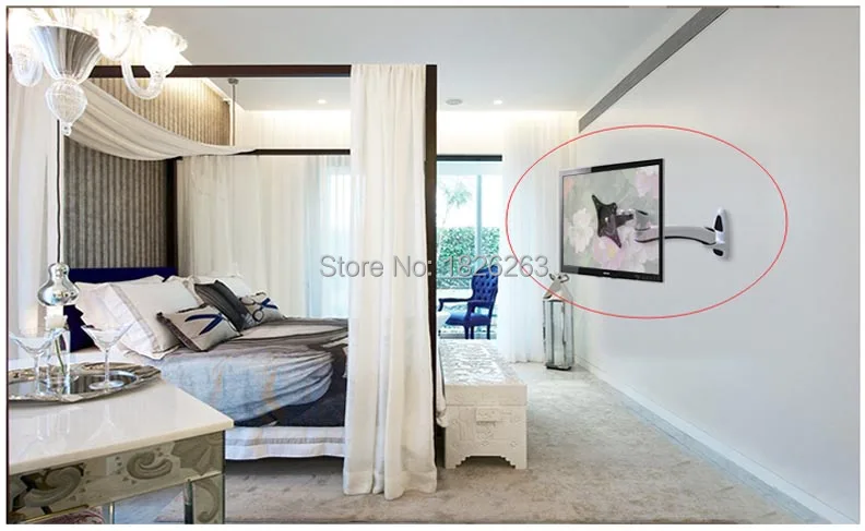 HONGHUA-Aluminum-Gas-Spring-360-Degree-Full-Motion-Height-Adjustable-LCD-Monitor-Holder-TV-Wall-Mount (1)