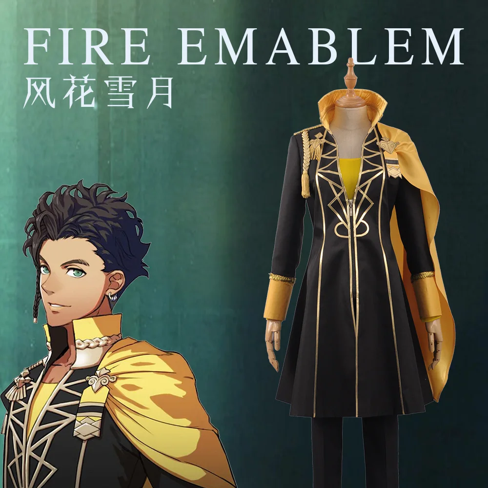Fire Emblem Game : Three Houses Claude Von Regan Fancy Battle Boys Cosplay  Costume Adult Uniform Top Shirt Pants Cloak - AliExpress