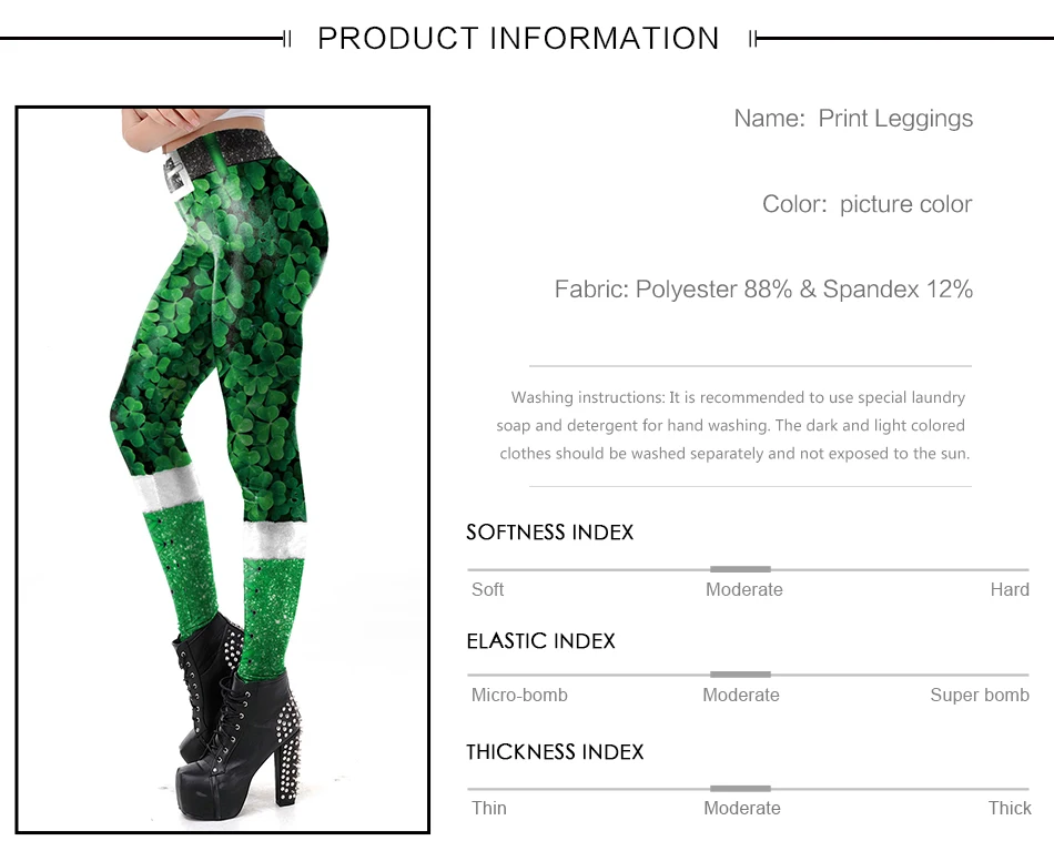 FCCEXIO зеленый счастливый клевер Леггинсы для женщин для день Патрика 3D печатных ремень тренировочные леггинсы брюки девочек фитнес плюс