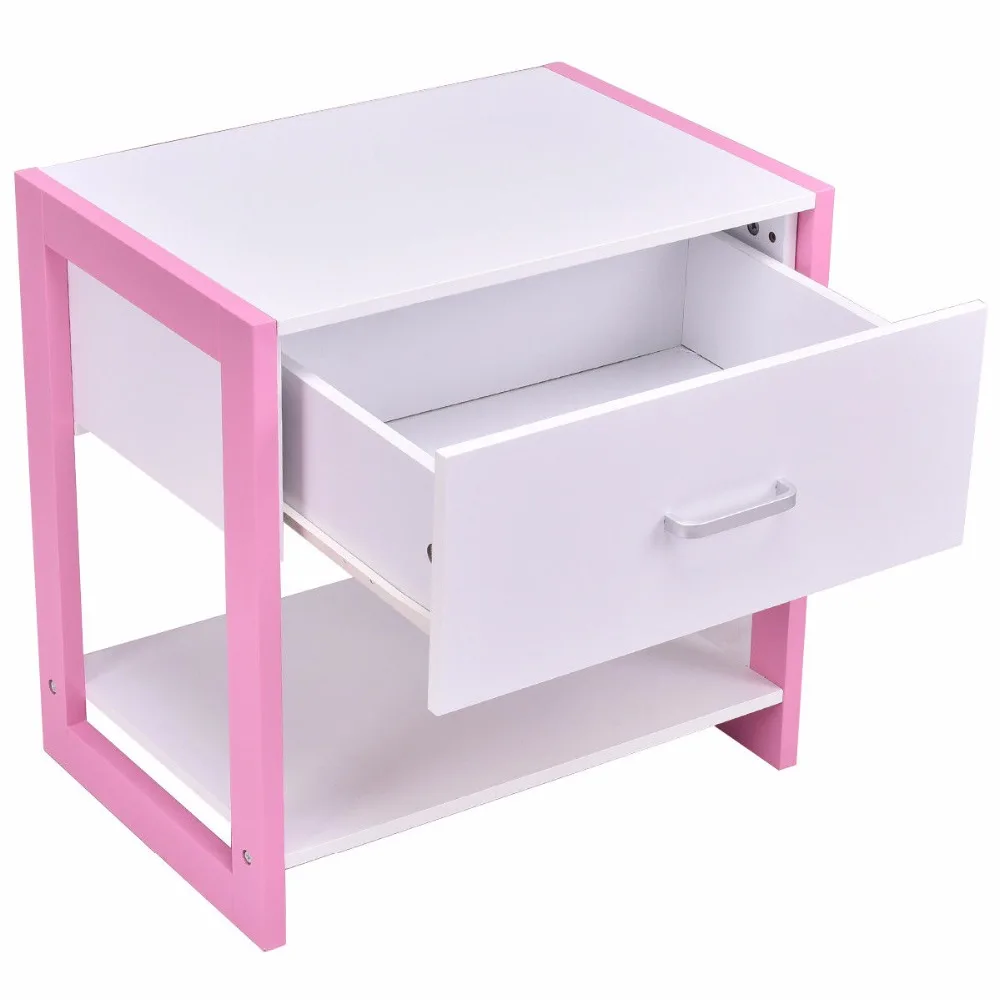 Goplus Nightstand Modern Square End Table Cabinet Bedside Home Furniture Drawer Open Shelf Storage Side Coffee Table HW56199 Goplus Nightstand Modern Square End Table Cabinet Bedside Home Furniture Drawer Open Shelf Storage Side Coffee Table HW56199