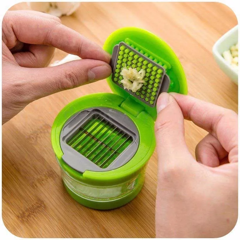 

Multifunctional device cut shredder garlic mashed garlic press Garlic Chopper