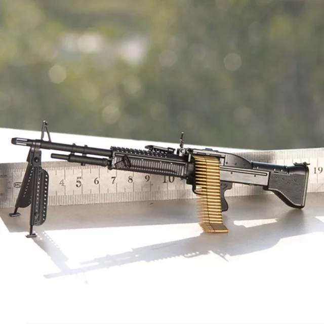 1 6 scale miniature m60 machine gun weapon model for military 12