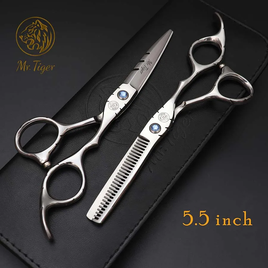 ГОРЯЧАЯ 5,5/6,0 дюймов Professional Hair Парикмахерские ножницы резка Истончение Scissor укладки волос Инструмент Парикмахерская