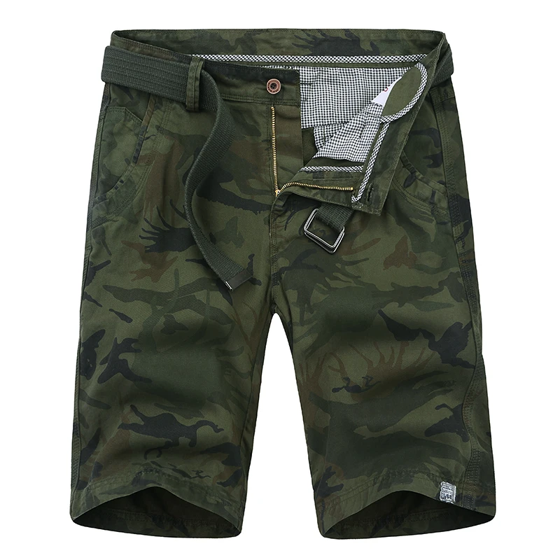 

Varsnaol Mens Army Military Camouflage Cargo Shorts Casual Work Multi-pockets Shorts for Men