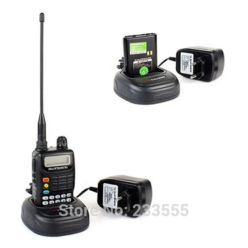 Monitor de Rádio em Dois Novo Rádio Walkie Talkie Quansheng Tg-6a 1500mah fm 5w Uhf 400-470mhz Sentidos 2pcs 4 2pcs novo rádio walkie talkie quansheng TG-6A