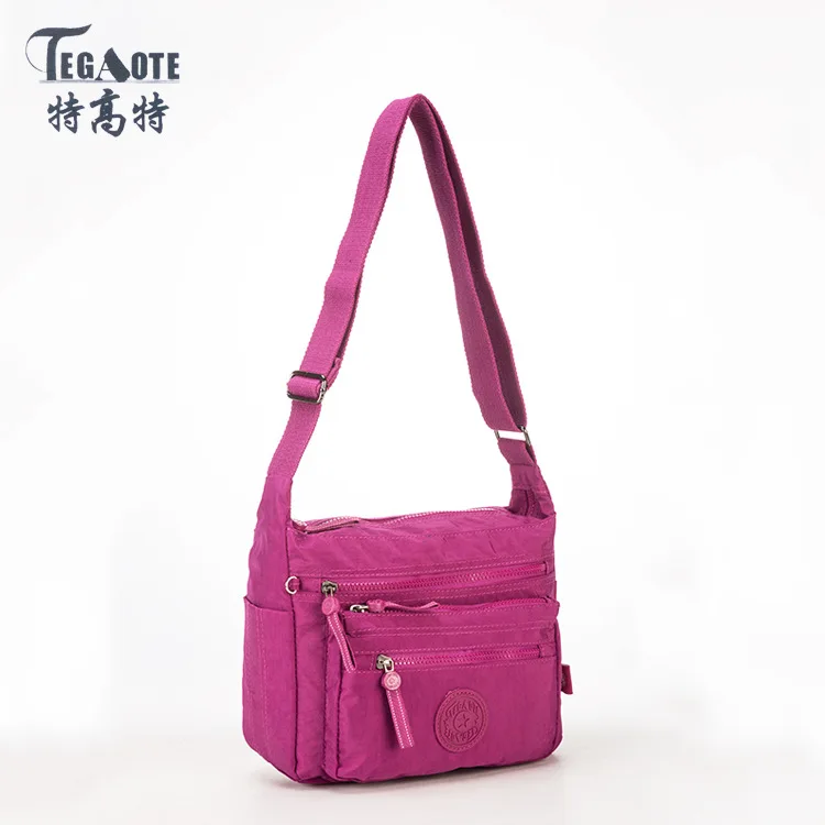 

TEGAOTE 2017 New Small Female Bags Handbags Women Zipper Crossbody Shoulder Bag Solid Bolsa Mujer Sac A Main