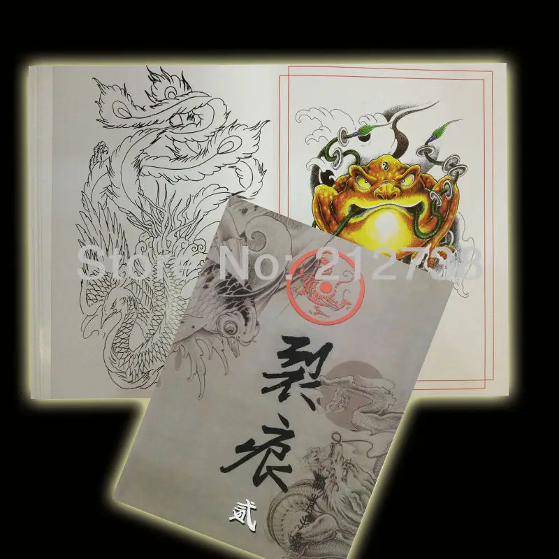 Бесплатная доставка популярная тату книга формата А4 ручная Татуировка