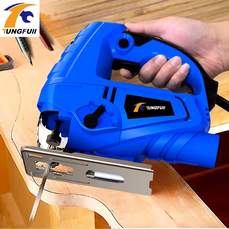 

Tungfull Electric jig saw Household Chainsaw Multi-function Reciprocating Wood Wire Saws Mini Cutting Machine Woodworking Tools
