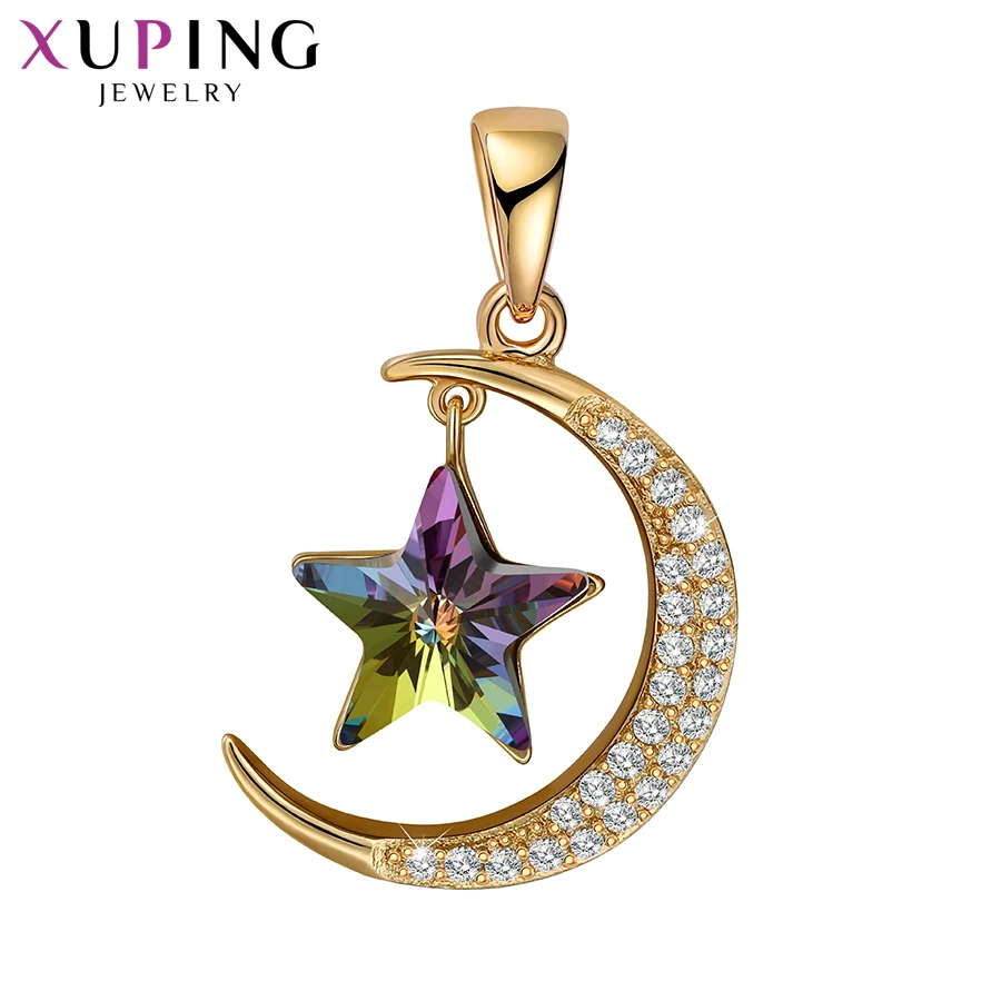 Подвески в форме звезды Xuping из кристаллов Swarovski изысканные ювелирные изделия вечерние подарки на день святого Валентина для дам M3/M4/M7/-30198