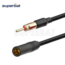 Superbat 1" антенна удлинитель Автомобильное CD-радио кабель плеер-DIN 41585 разъем адаптер провода