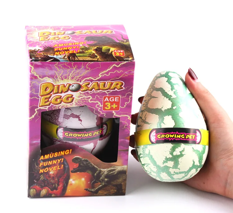 

Hot 12CM Jurassic World magical Big dinosaur eggs, dinosaur egg can be hatched, novel and fun to children as a birthday present