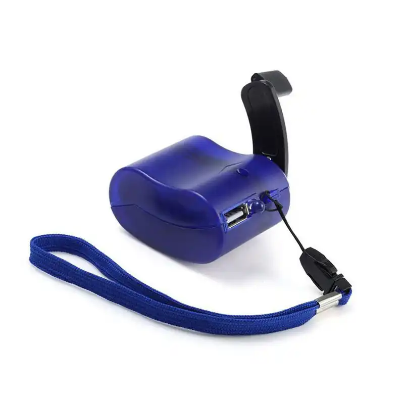 Uniwersalna przenośna awaryjna ręczna ładowarka sieciowa PRZENOŚNA RECZNA ŁADOWARKA USB do TELEFONU + KABEL